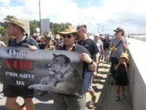 march against canned hunting 2014 pe